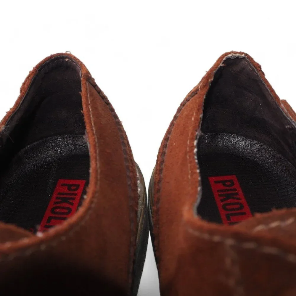 Pikolinos‎ Canet Wingtip Suede Casual Oxfords Brown Men's 9-9.5